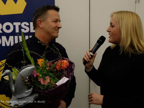 Jan Peter Valk van Fysiotherapie Ooster Ee winnaar Waterlandse Ondernemersprijs 2018