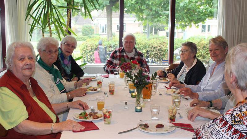 Open eettafel in De Bolder