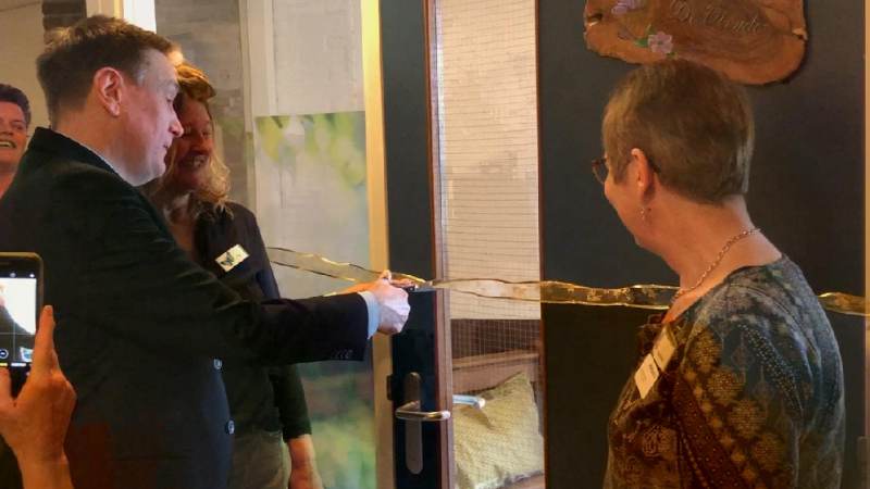 'De Vlinder' officieel geopend door wethouder Van Nieuwkerk