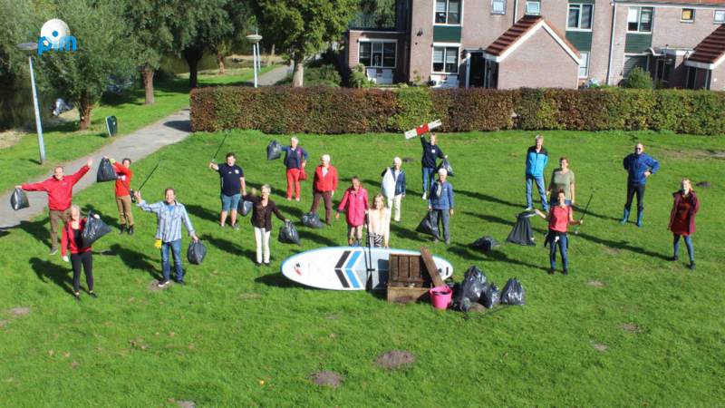 Ook Monnickendam weer iets schoner na World Cleanup Day