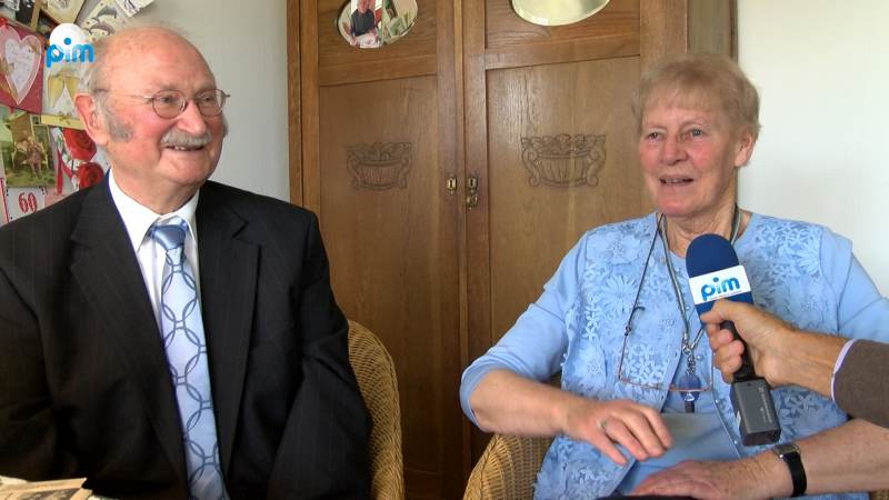 Huwelijksjubileum echtpaar Meij - de Wit: '60 jaar vrolijkheid'