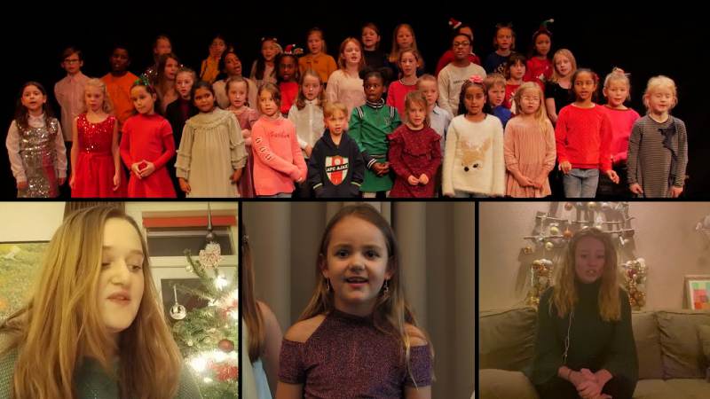 Muziekschool Waterland biedt muzikale troost met kerstlied