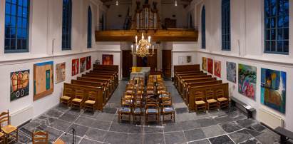Expositie Paint a Future in kerk Zuiderwoude