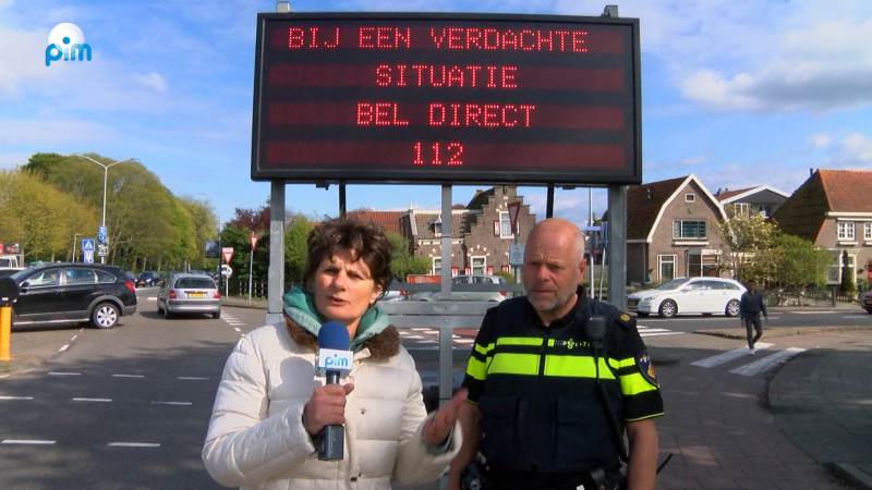 Veel vragen rondom waarschuwingsbord van politie in Monnickendam