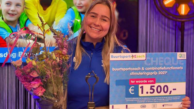 Rachel Plaggenburg gekozen tot Buurtsportcoach van het jaar
