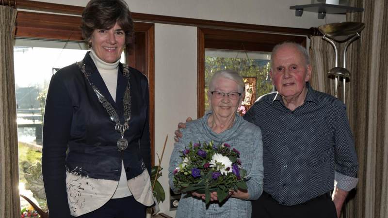 Echtpaar Van der Maas-Louw vijfenzestig jaar getrouwd