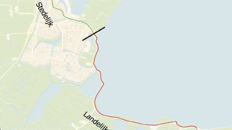 Voornemen dijkversterking Monnickendam Zeedijk ter inzage