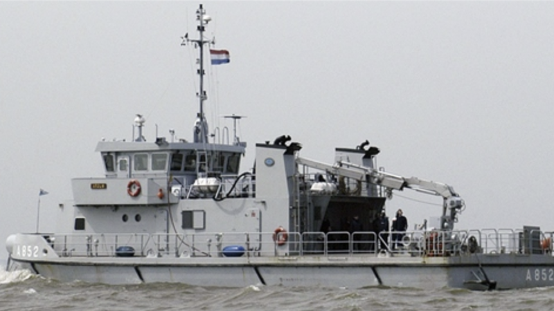 Marineweekend in Monnickendam met duikschip Argus en een klimtoren
