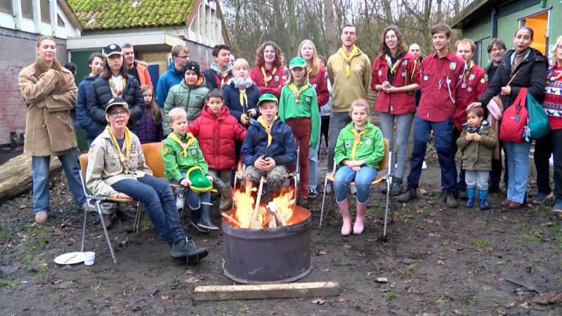 Scoutinggroep Waterland ontvangt 10.000 euro van Rabobank voor nieuw clubhuis