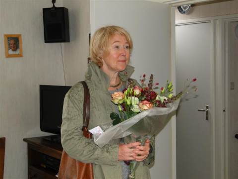 PvdA Waterland op bezoek bij jubilaris Cees Kaars