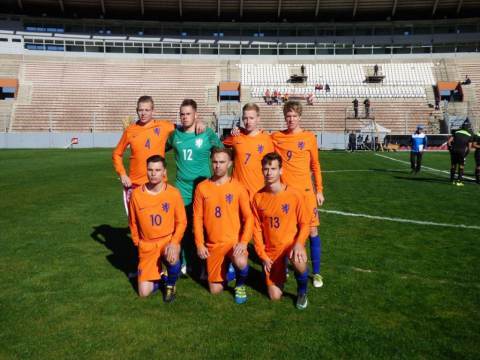 Nederlands CP Elftal met Marker George van Altena wacht zware wedstrijd tegen Oekraine