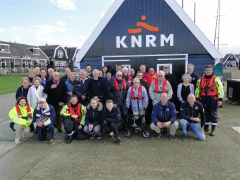 Trouwe donateurs verwelkomd op KNRM station Marken