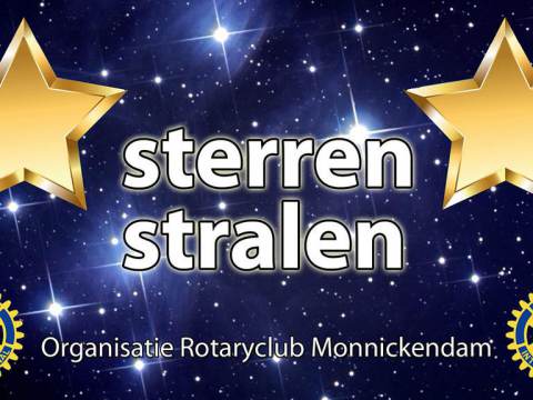 Rotaryclub Monnickendam laat Sterren Stralen voor lokale goede doelen