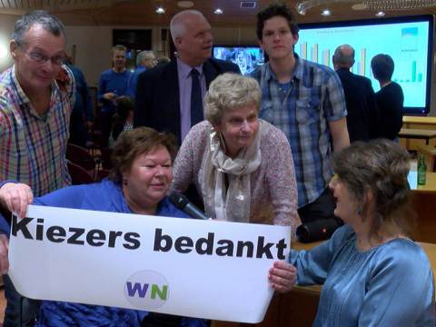 Alleen winnaars bij gemeenteraadsverkiezingen Waterland