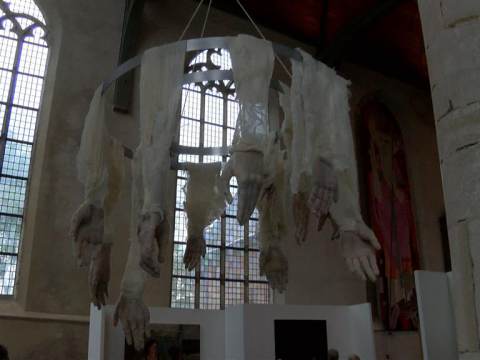 Expositie van De Waterlandse Kunstkring in de Grote Kerk officieel geopend