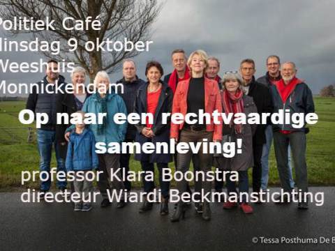 PvdA Politiek Café met Klara Boonstra, directeur Wiardi Beckmanstichting