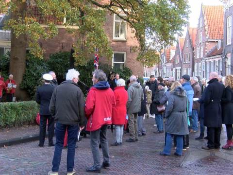 Remembrance Day in Monnickendam weer heel eerbiedwaardig