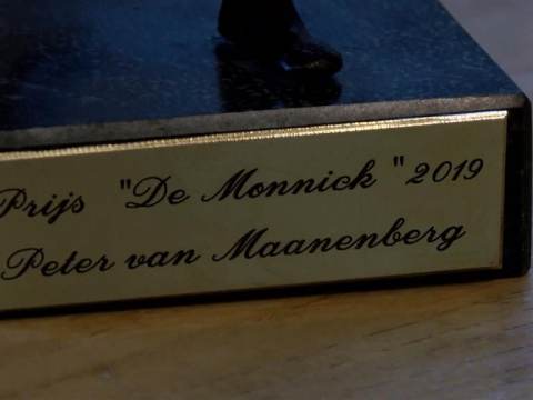 Peter van Maanenberg trotse winnaar van “De Monnick”