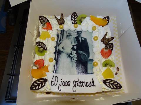 Jan Schipper en Grietje Schipper – de Waart vieren 60 jaar huwelijk