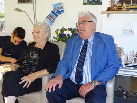 Jan Schipper en Grietje Schipper – de Waart vieren 60 jaar huwelijk