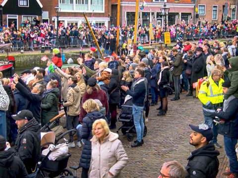 Sinterklaas is weer in Monnickendam aangekomen