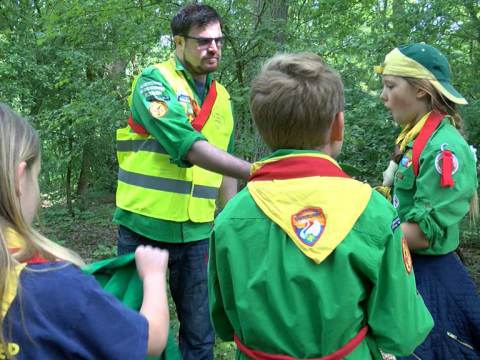 Scoutinggroep Waterland weer voor het eerst bij elkaar