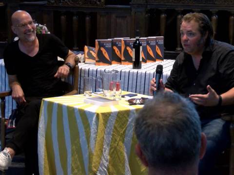 Literair café in Broek met Frank Evenblij en Rob Kamphues