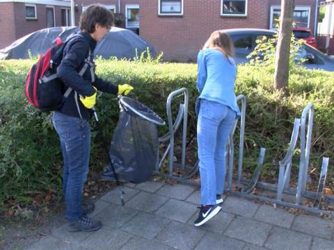 Ook Monnickendam weer iets schoner na World Cleanup Day