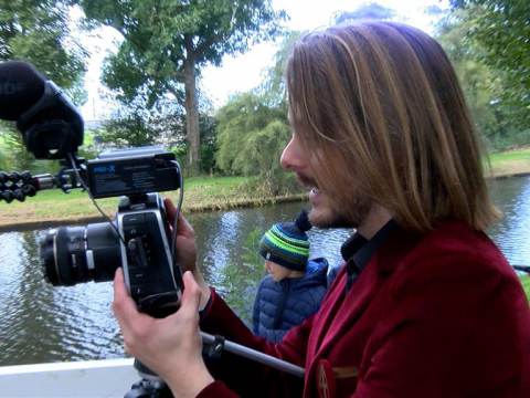 FeestPiet Fiësto neemt videoclip op in Monnickendam