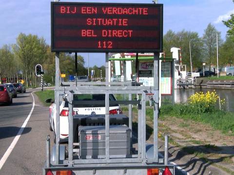 Veel vragen rondom waarschuwingsbord van politie in Monnickendam