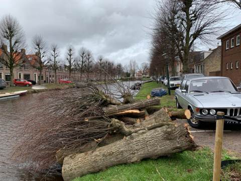 Brandweer Zaanstreek-Waterland rukt 376 keer uit tijdens storm Eunice