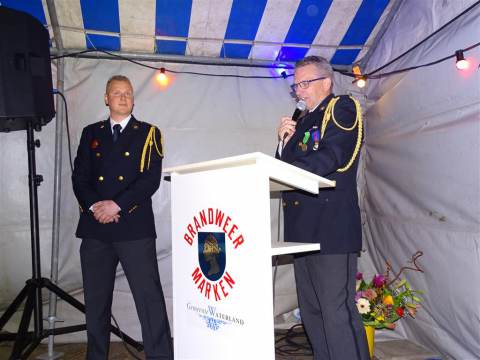 Dirk Boes neemt na ruim 40 jaar afscheid van Brandweer Marken