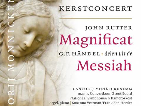 Kerstconcert met muziek van Rutter en Händel in de Grote kerk van Monnickendam