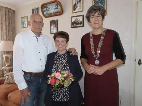 Echtpaar Van Veen-Schipper zestig jaar getrouwd