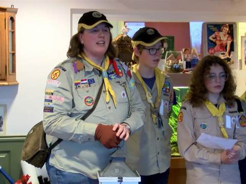 Scoutinggroep Waterland brengt Vredeslicht naar Waterland toe